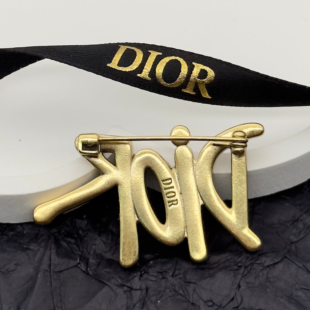 Dior CD Brooch 172879