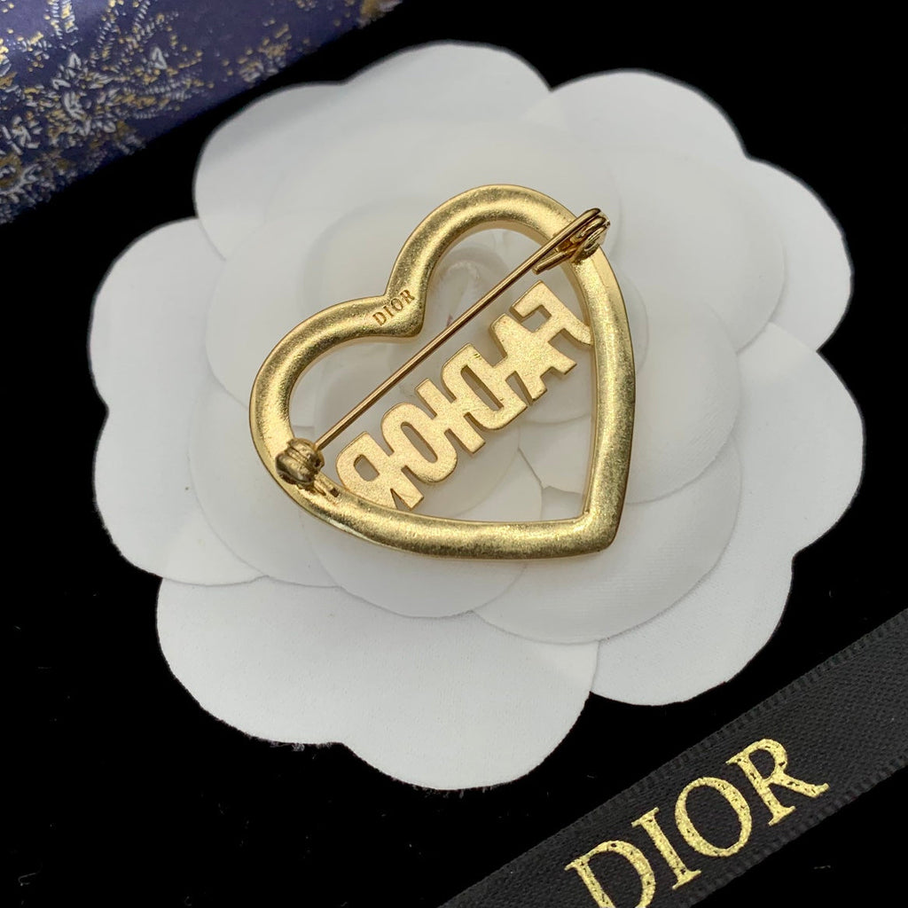 Dior CD Brooch 178845
