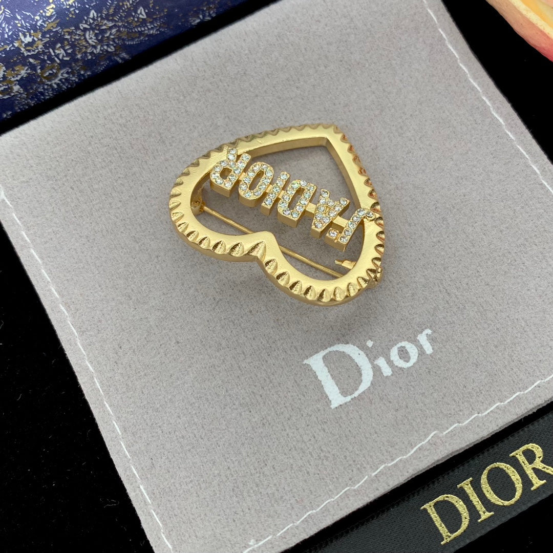 Dior CD Brooch 178845