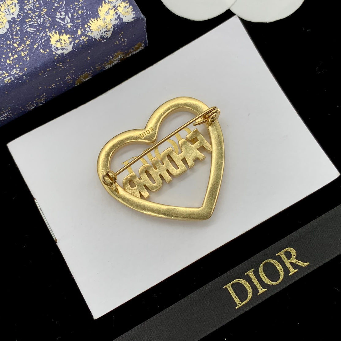 Dior CD Brooch 178845