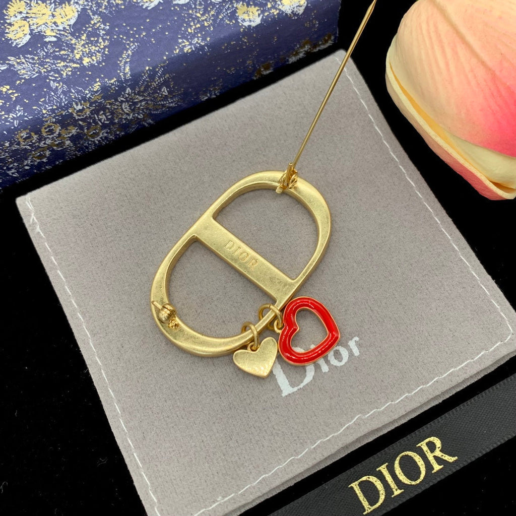 Dior CD Brooch 178846