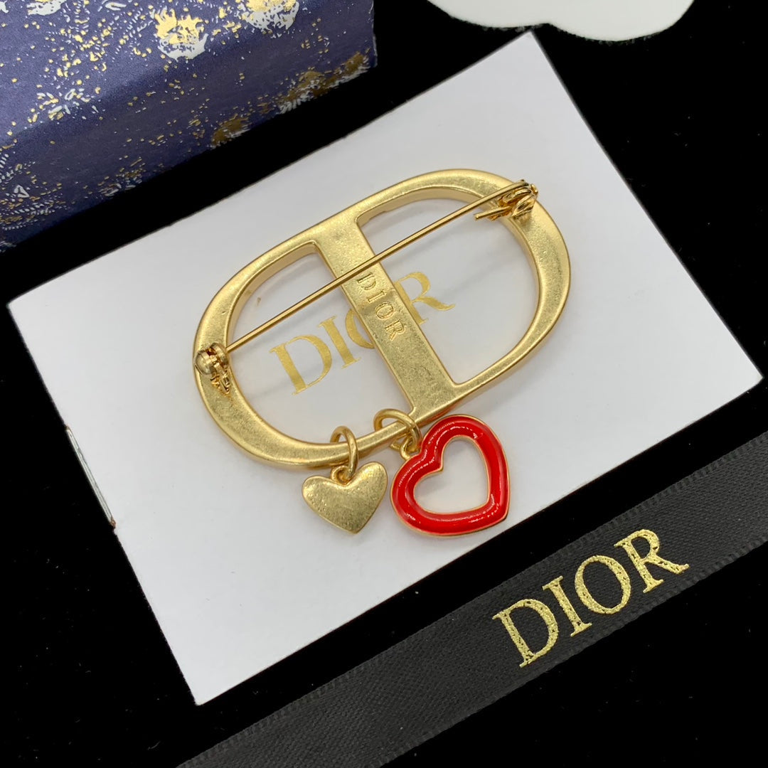 Dior CD Brooch 178846