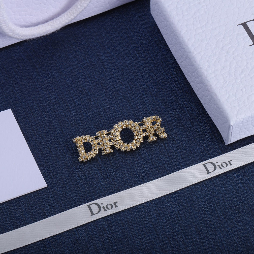Dior CD Brooch 176405