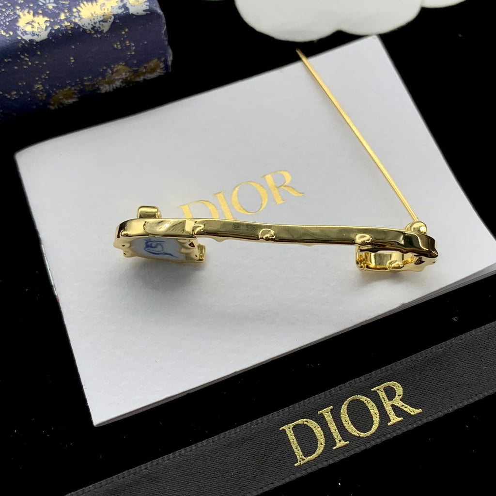 Dior CD Brooch 176977