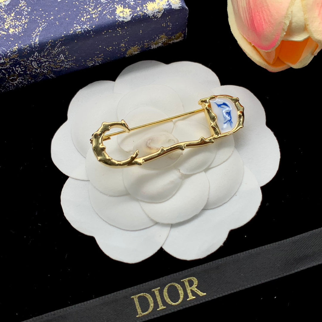 Dior CD Brooch 176977