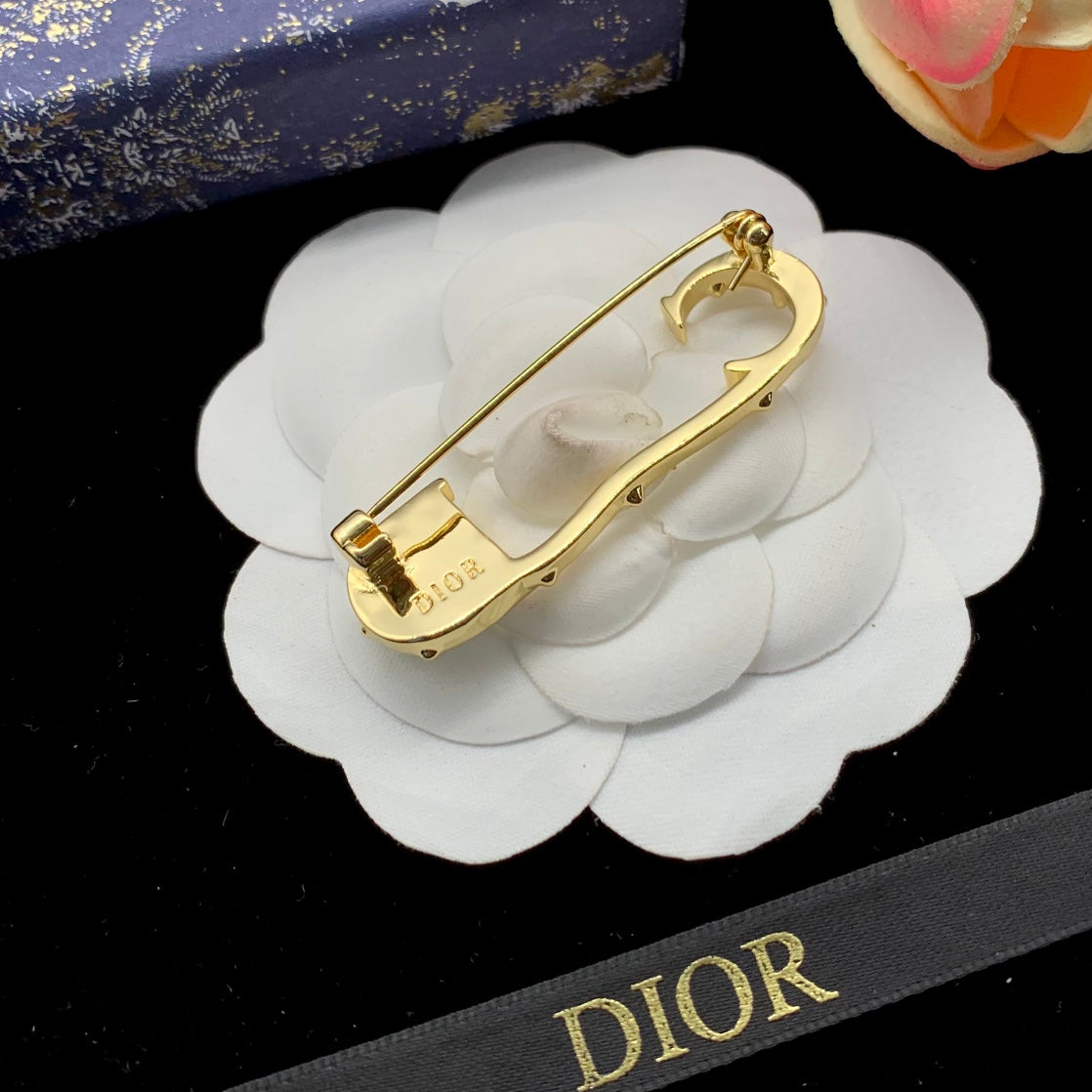 Dior CD Brooch 176977