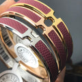 Hermes H Pig Nose Burgundy Bracelet