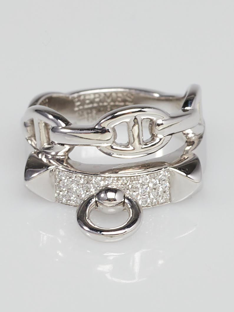 Hermes Kelly Cubic Zirconia Ring