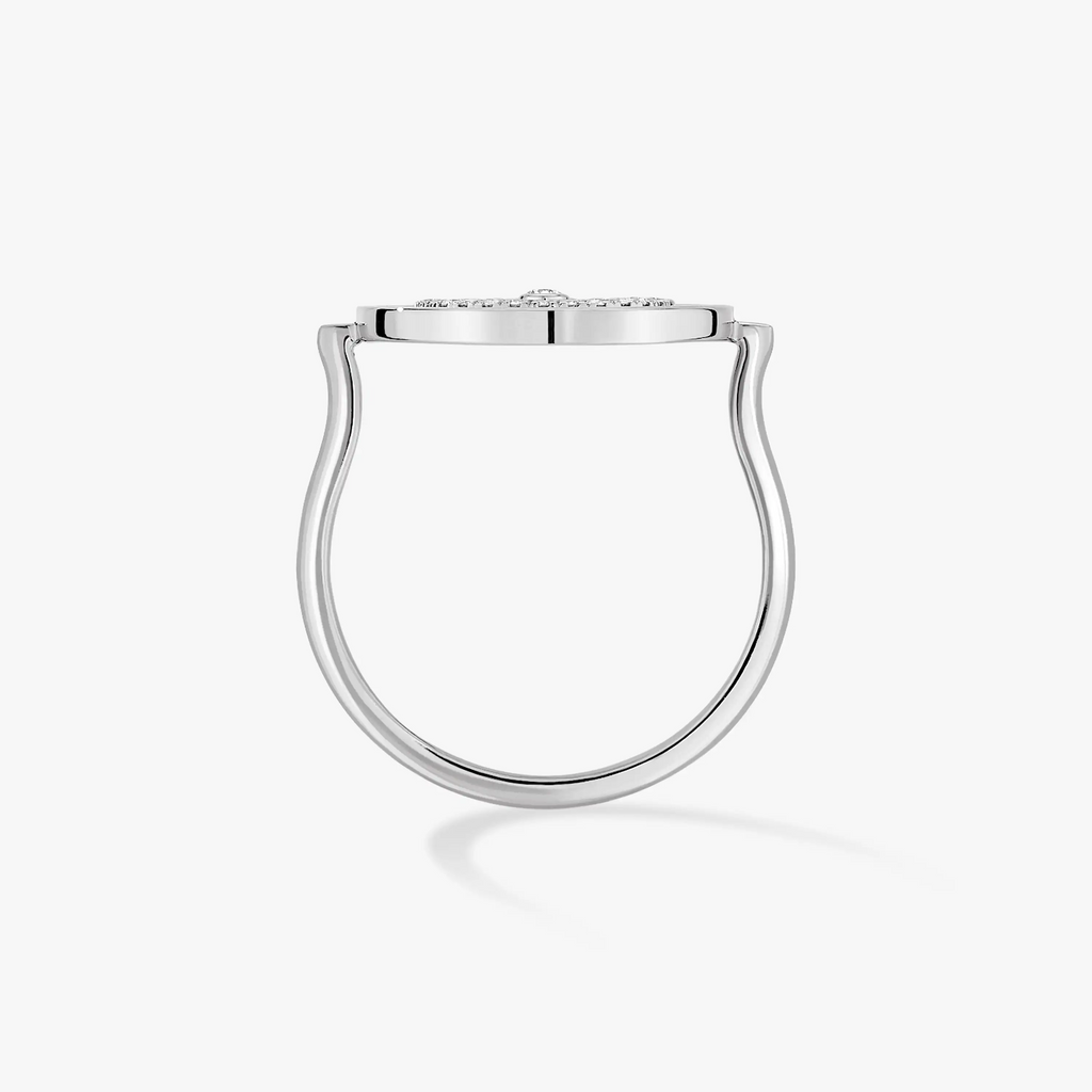 Messika Lucky Move Paved Silver Cubic Zirconia Ring
