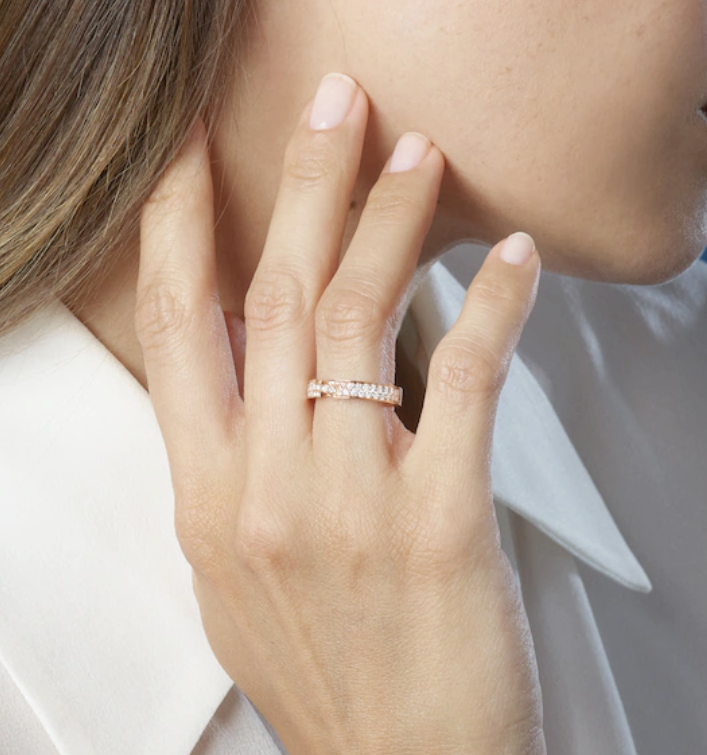 Chaumet Alliance Liens ÉVidence Paved Cubic Zirconia 4MM Ring