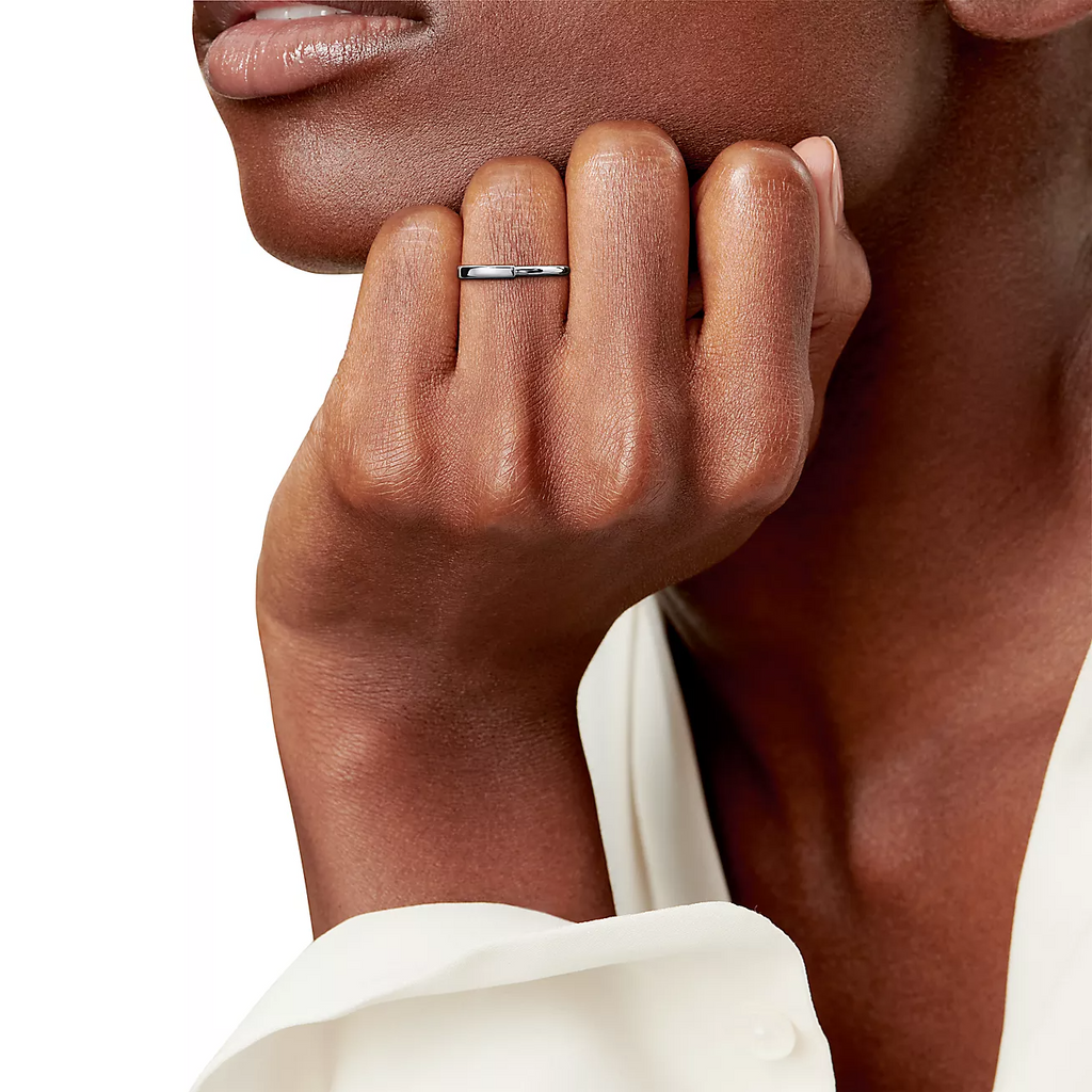 Tiffany Lock Ring Silver