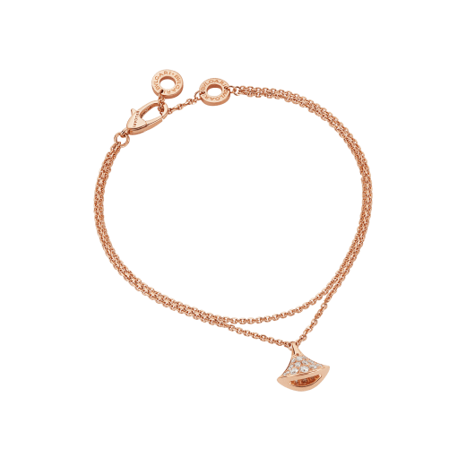 Bvlgari Dream Bracelet Pink Gold Cubic Zirconia
