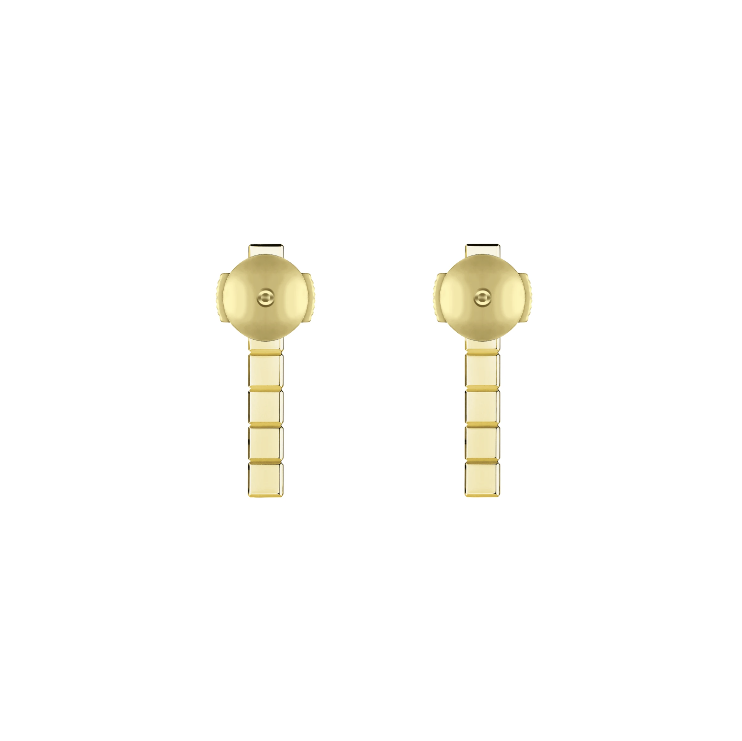 Chopard Ice Cube Gold Diamonds Earrings