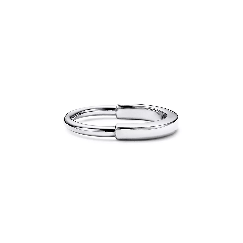 Tiffany Lock Ring Silver