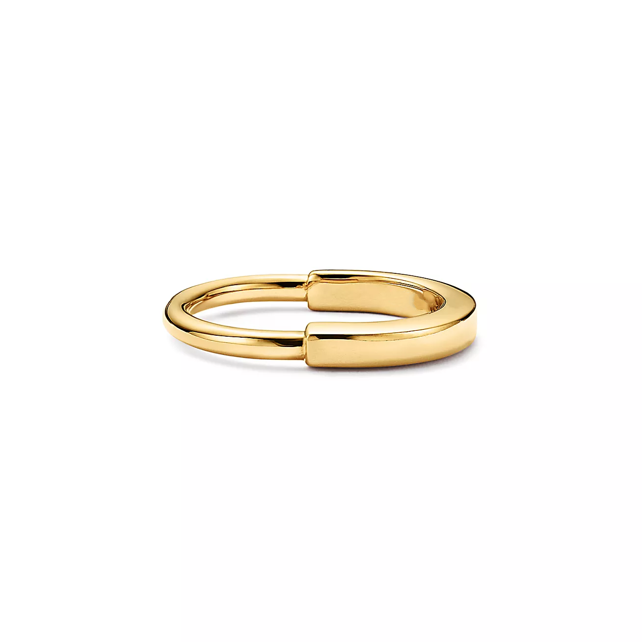 Tiffany Lock Ring Gold