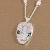 Bvlgari Serpenti Pendant Cubic Zirconia Necklace - 55221