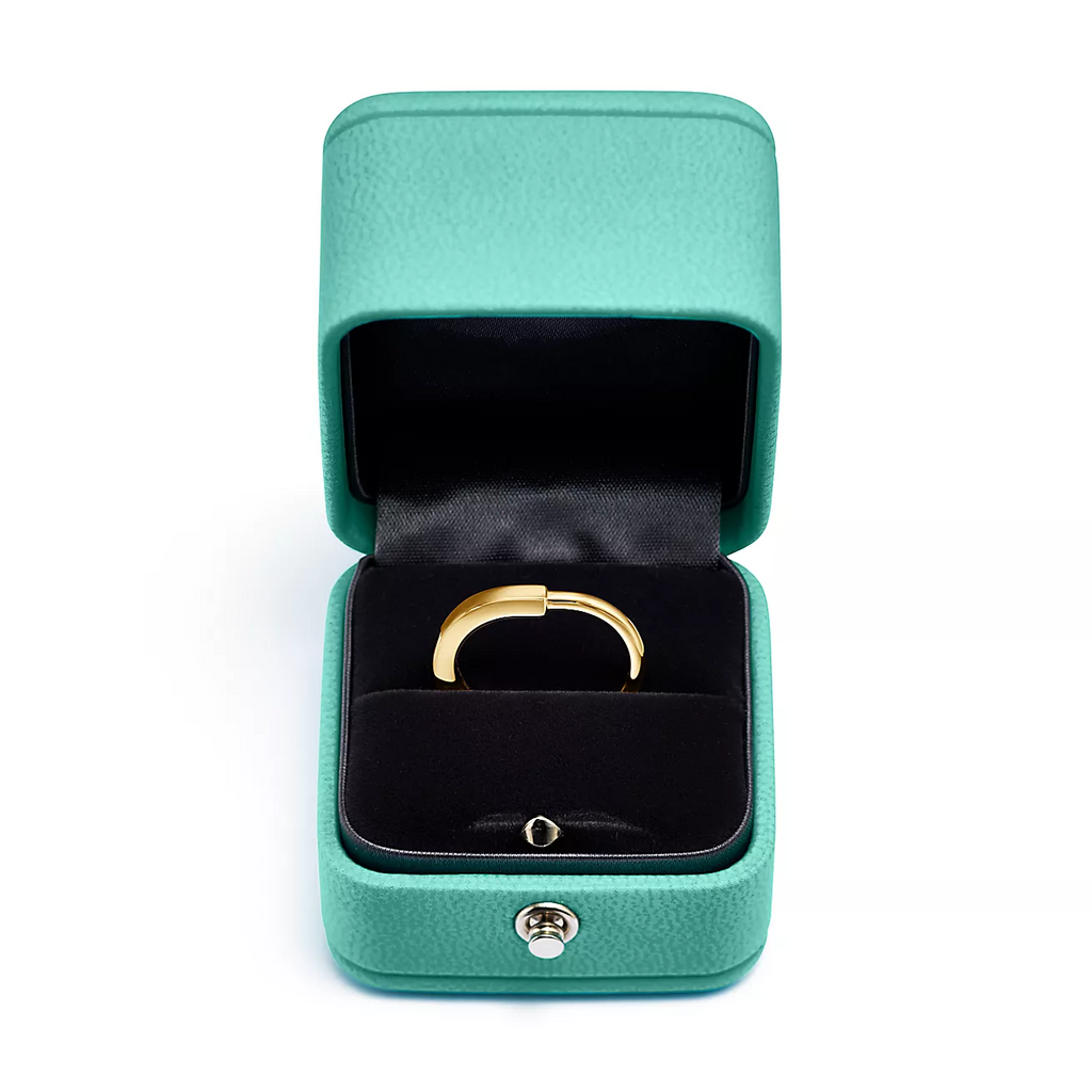 Tiffany Lock Ring Gold