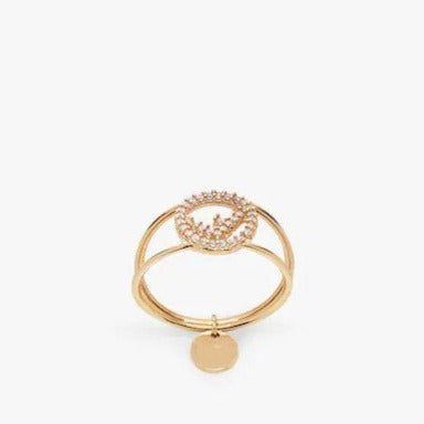 Fendi FF Diamond Ring