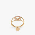 Fendi FF Diamond Ring