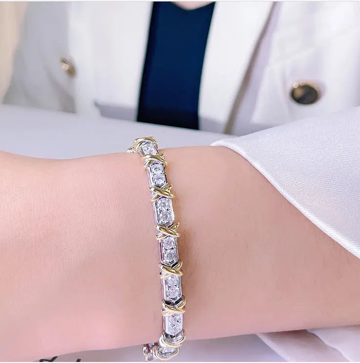 Tiffany Sixteen Stone Bracelet