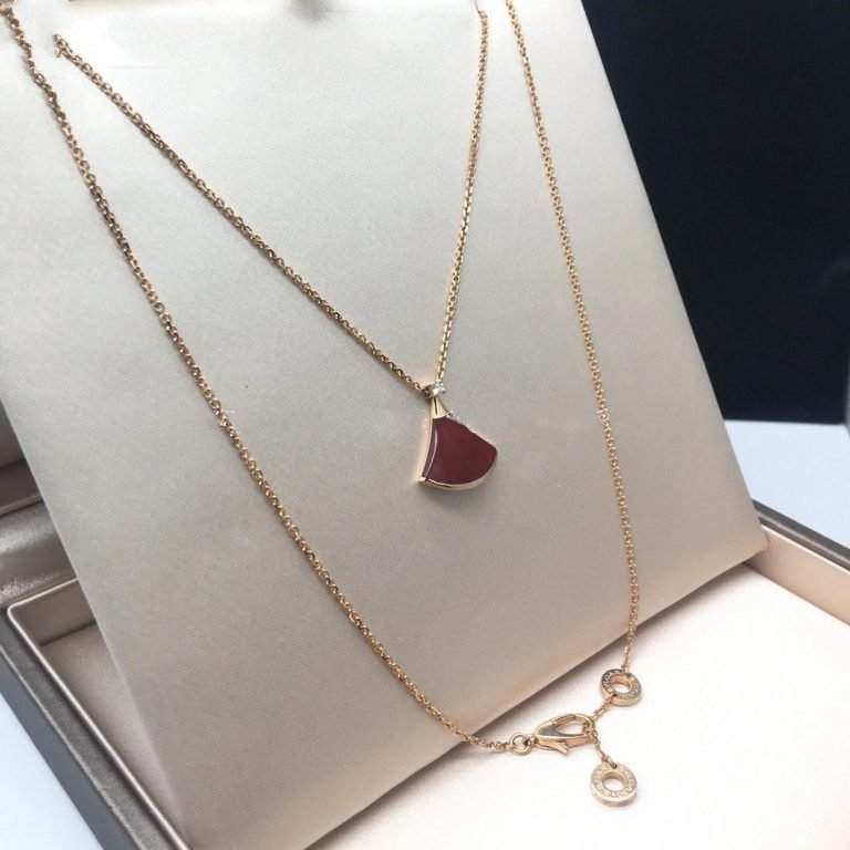 Bvlgari Dream Necklace Carnelian 1 Cubic Zirconia
