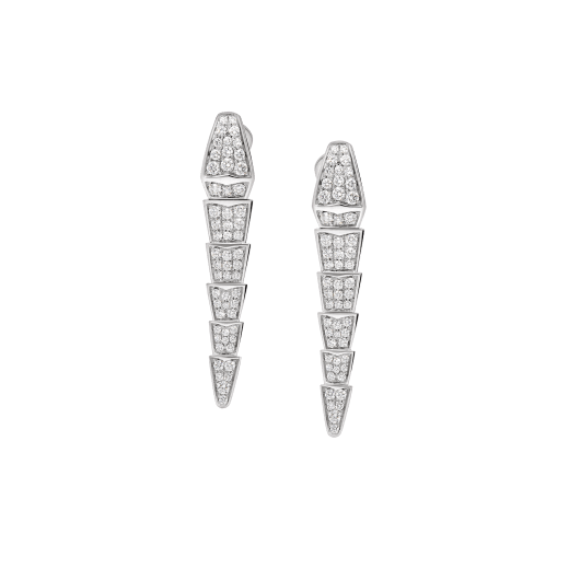 Bvlgari Serpenti Earrings Full Cubic Zirconia