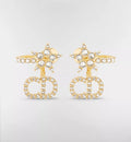 Dior Clair D Lune Gold with White Crystals