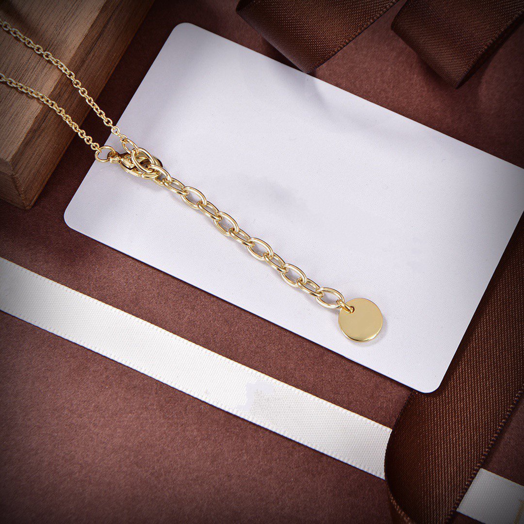 Dior CD Necklace 5 Star Gold Diamond