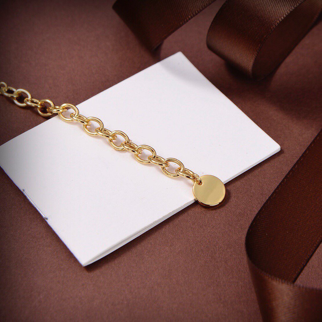 Dior CD Necklace Gold Diamond