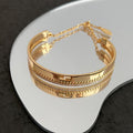 Fendi F Bracelet Gold Diamond