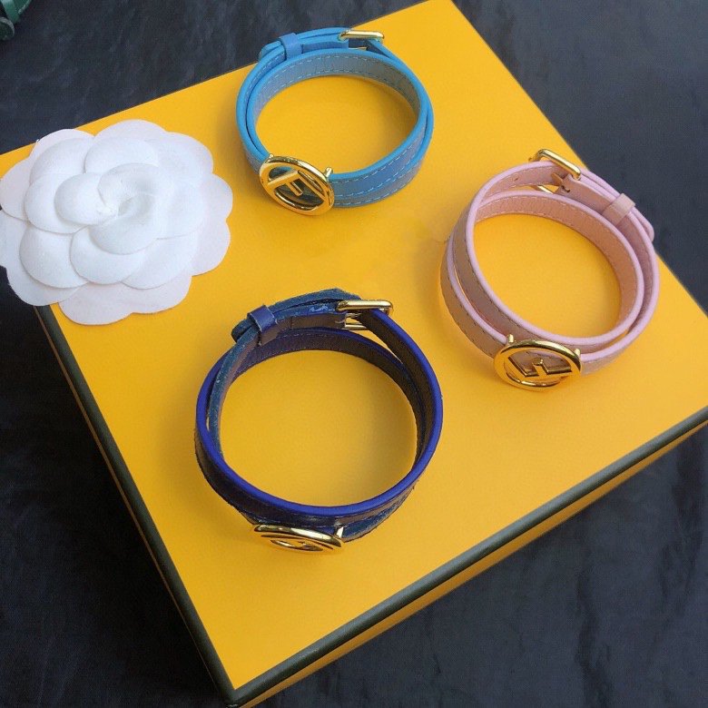 Fendi F Gold Bracelet