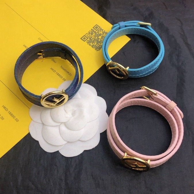 Fendi F Gold Bracelet
