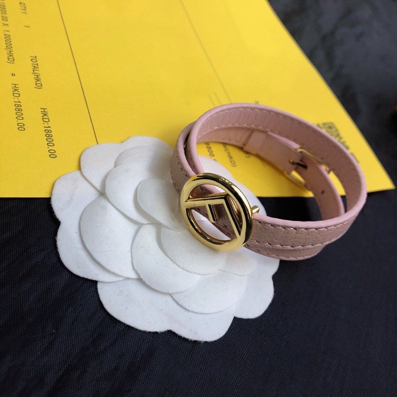 Fendi F Gold Bracelet