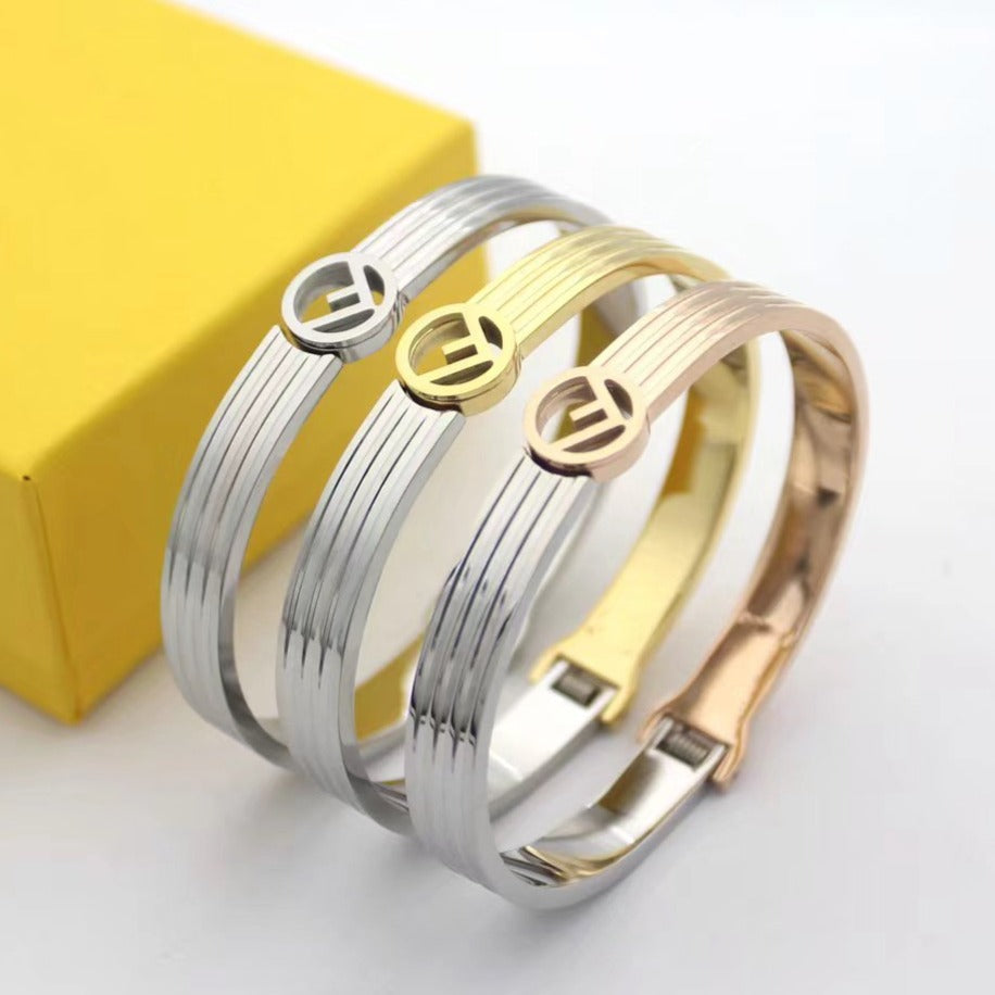 Fendi F Logo Bracelet