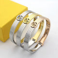 Fendi F Logo Bracelet