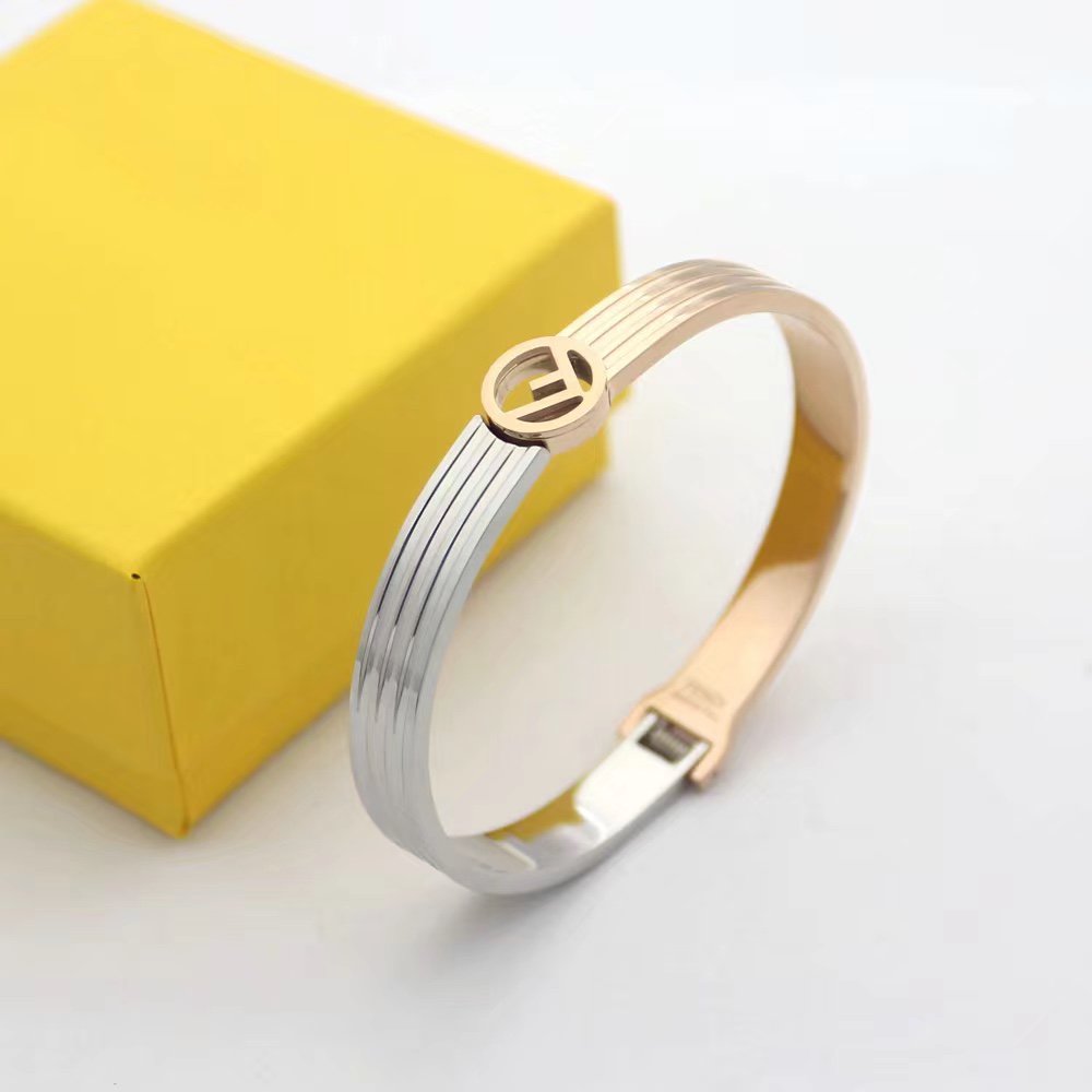 Fendi F Logo Bracelet