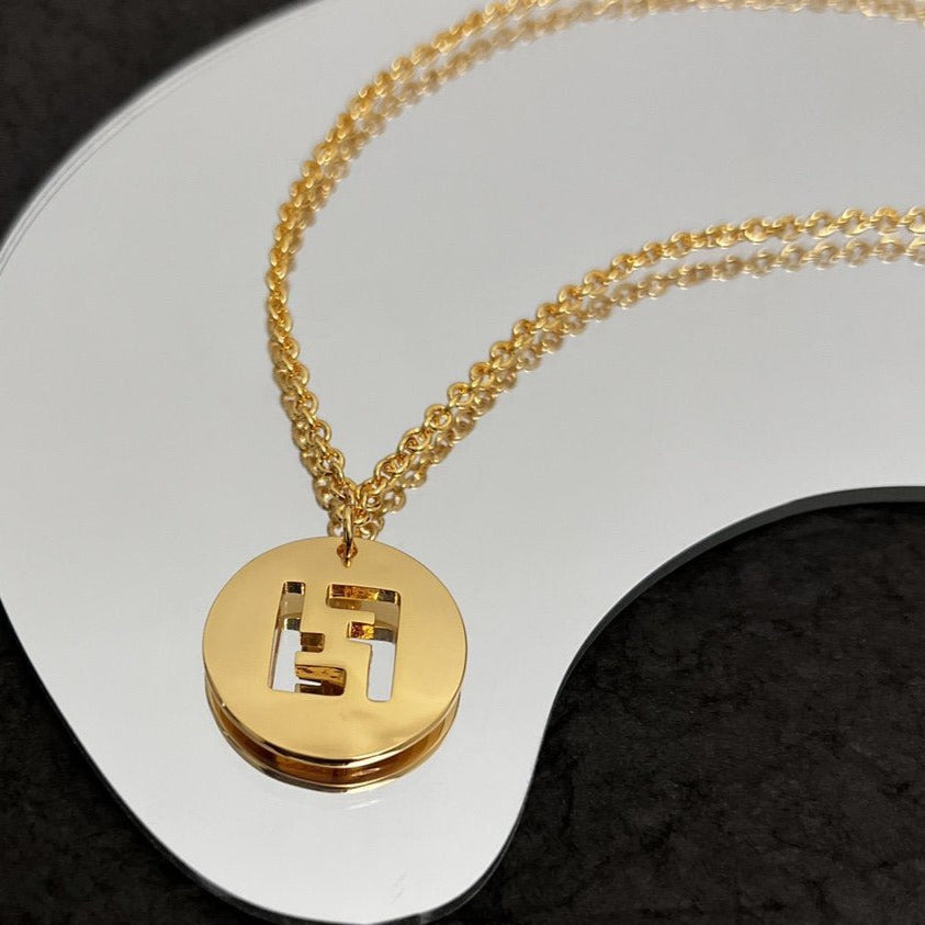Fendi FF Necklace Gold