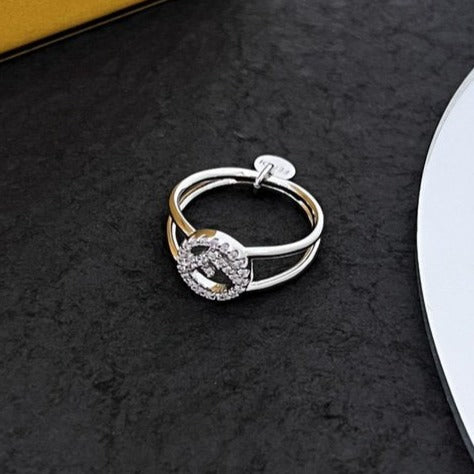 Fendi FF Diamond Ring