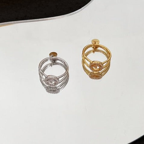 Fendi FF Diamond Ring