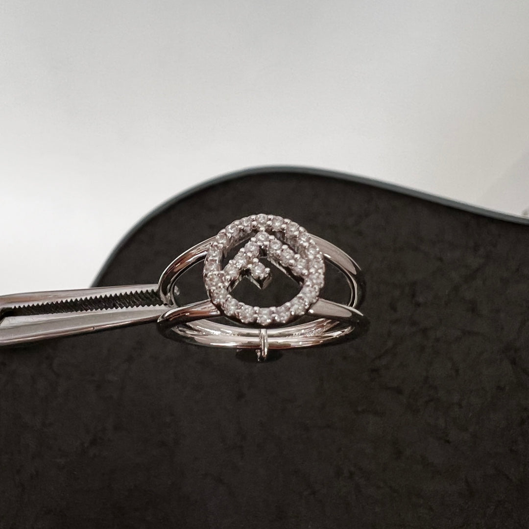 Fendi FF Diamond Ring