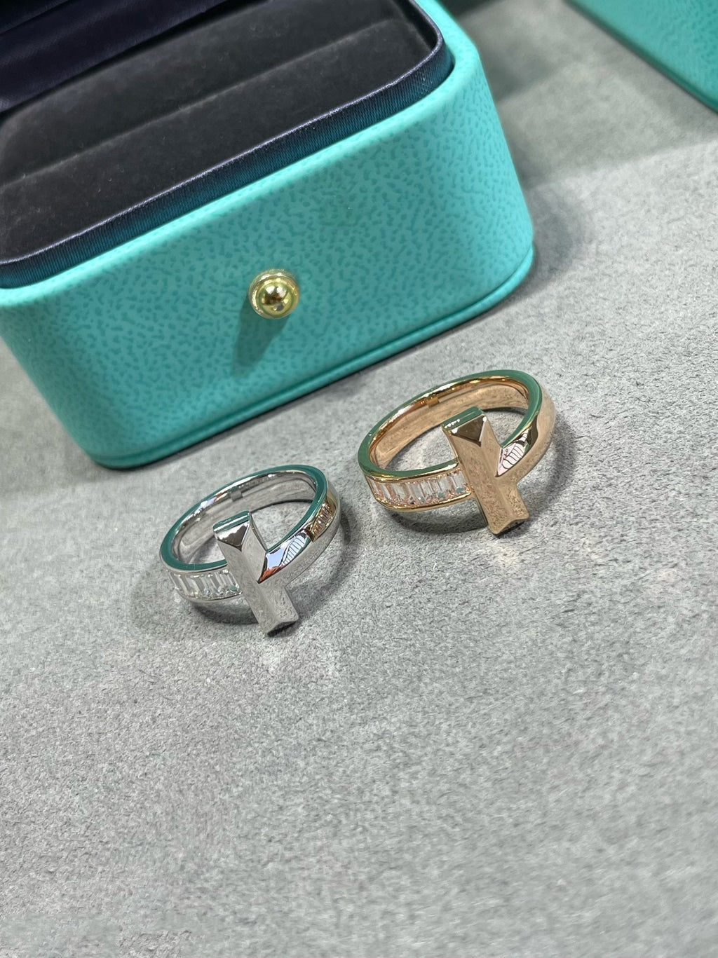 Tiffany T1 Wide 4.5MM Cubic Zirconia Ring