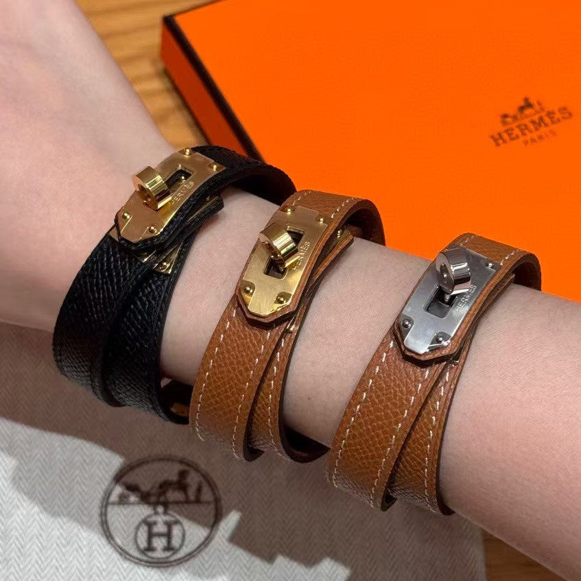 Hermes Mini Kelly Double Tour Bracelet