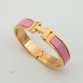 Hermes H Pink Bracelet