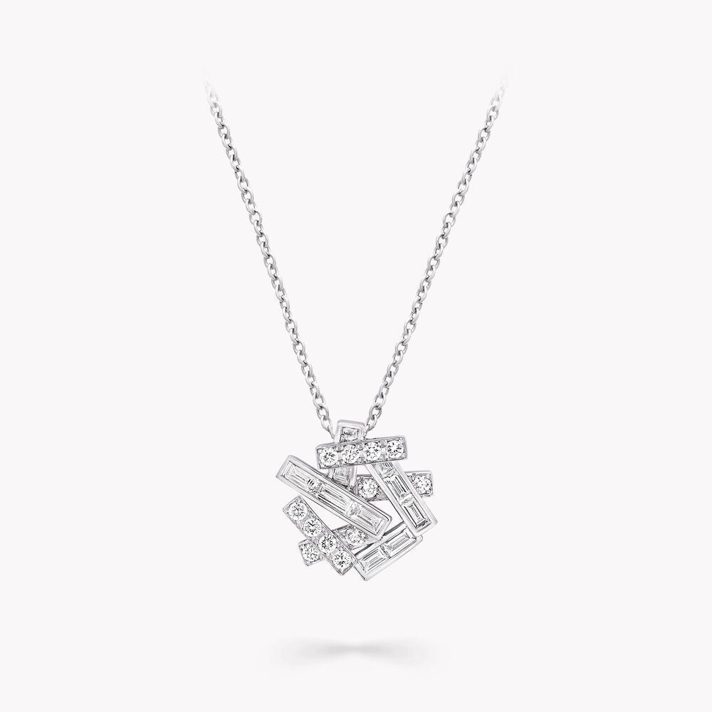 Graff Threads Silver Cubic Zirconia Necklace