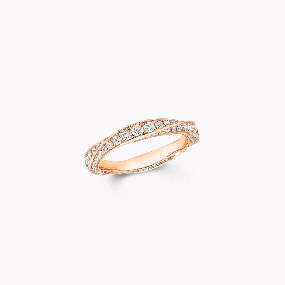 Graff Spiral Paved Cubic Zirconia Band Ring