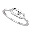 Messika Move Uno 1 Cubic Zirconia Ring