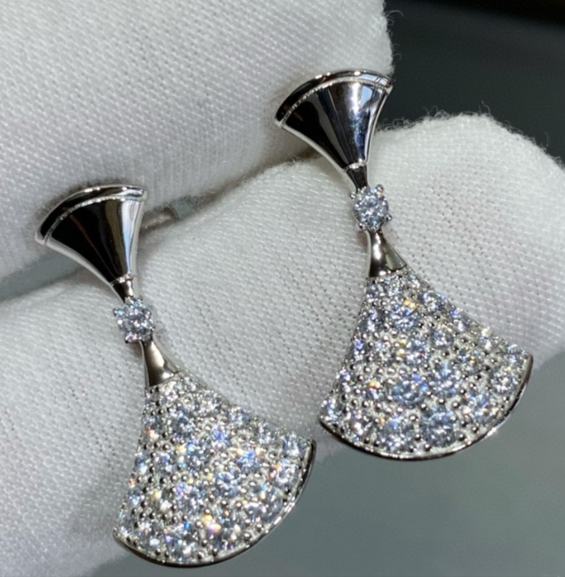 Bvlgari Dream Earrings Cubic Zirconia