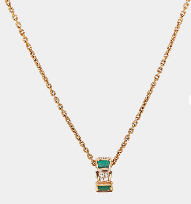 Bvlgari Serpenti Pendant Cubic Zirconia Necklace - 358884