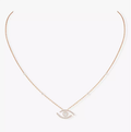 Messika Lucky Eye Paved Necklace Cubic Zirconia