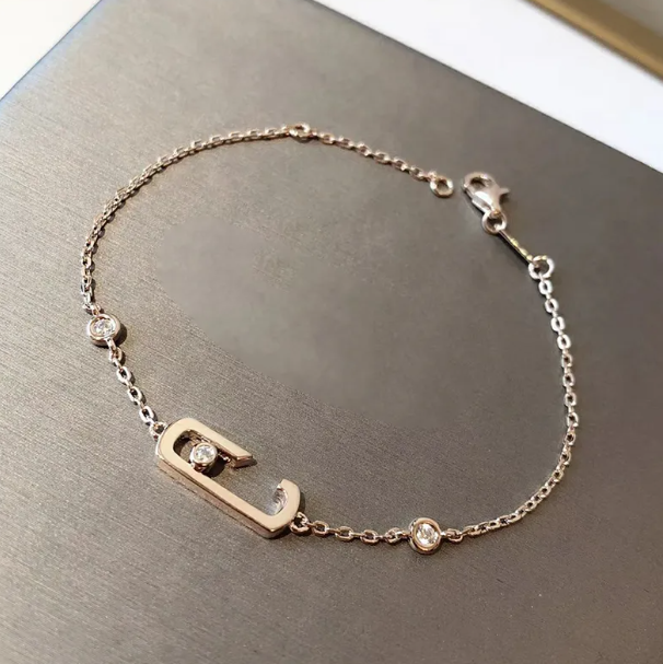 Messika Move Uno Open Cubic Zirconia Bracelet